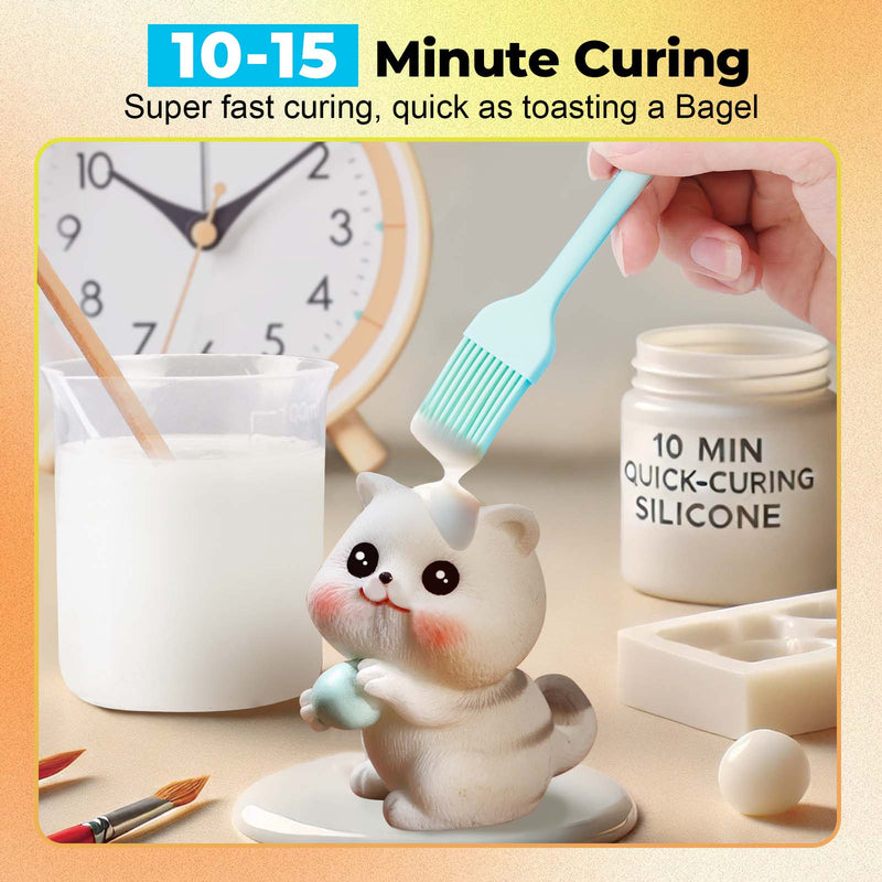 JDiction Brush-On Silicone Mold Making Kit - 20OZ