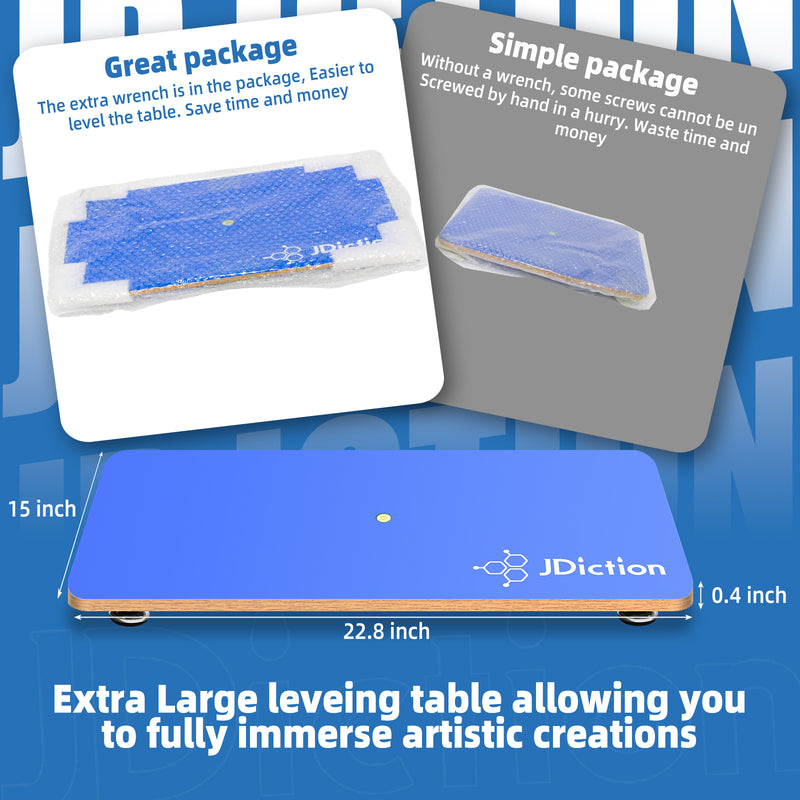 Resin Levelling Table Craft Balancing Board - 22.8''x 15''