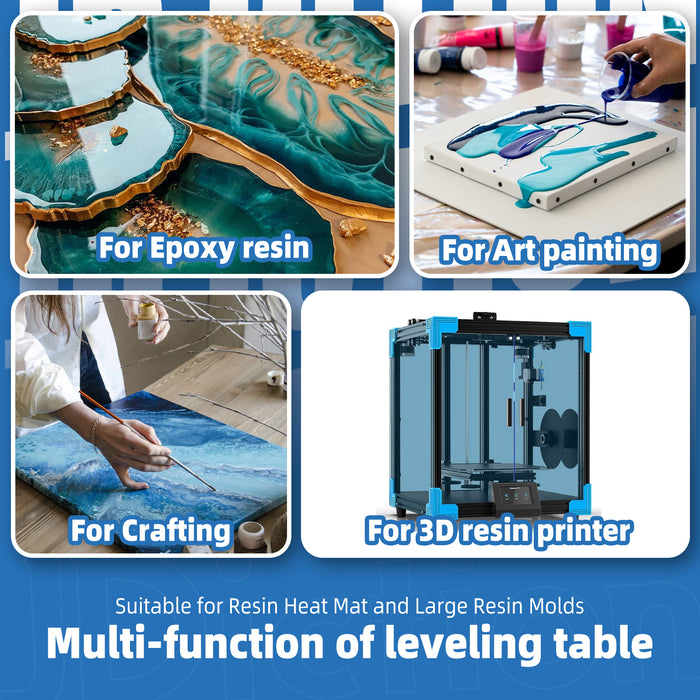 Resin Leveling Table Craft Balancing Board - 22.8''x 15''