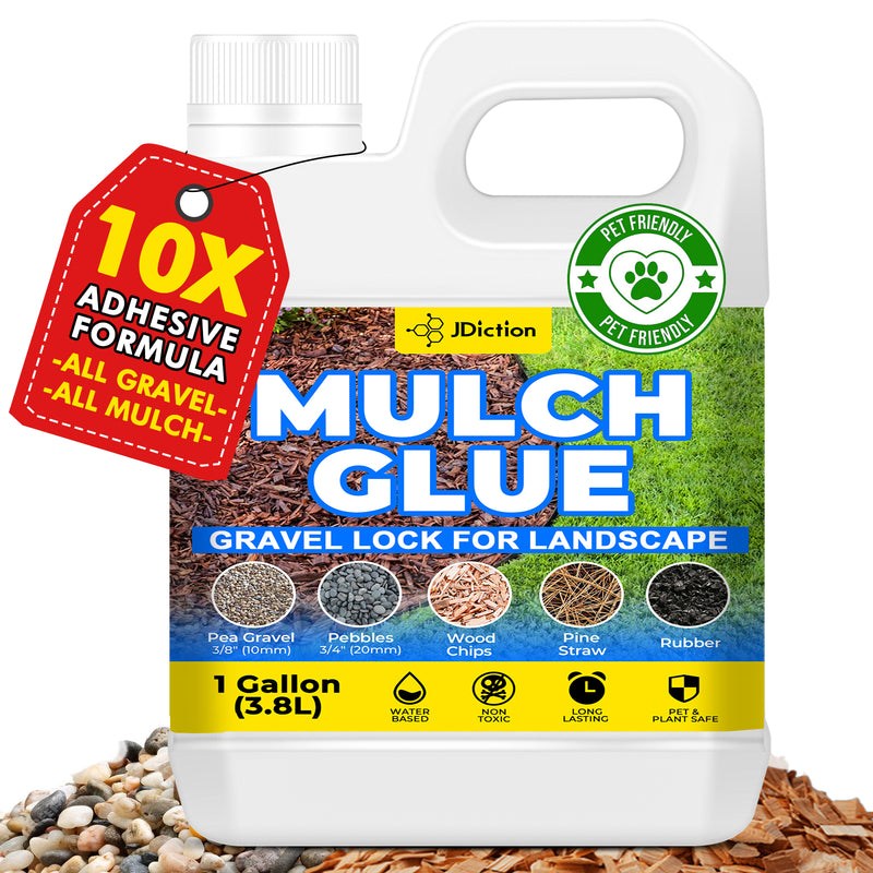 JDiction Mulch Glue for Landscaping - 32oz / 1 Gallon