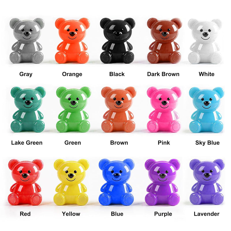 JDiction Colored UV Resin 15 Colors Kit - 300g