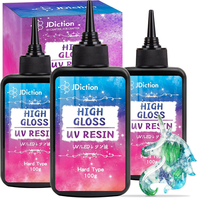 JDiction High Gloss UV Resin - 300g