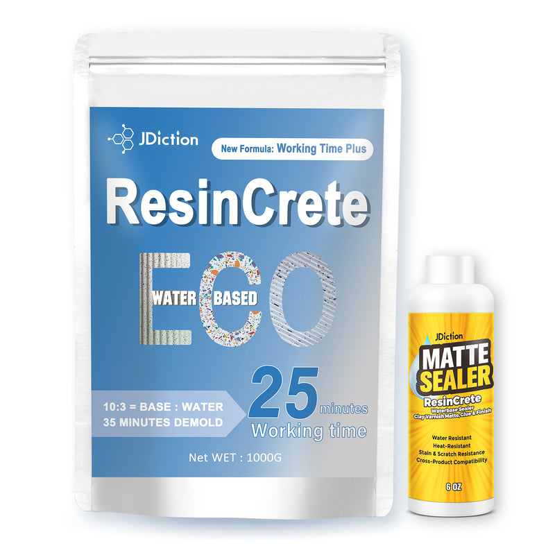 JDiction ResinCrete 1kg Casting Kit with Sealer