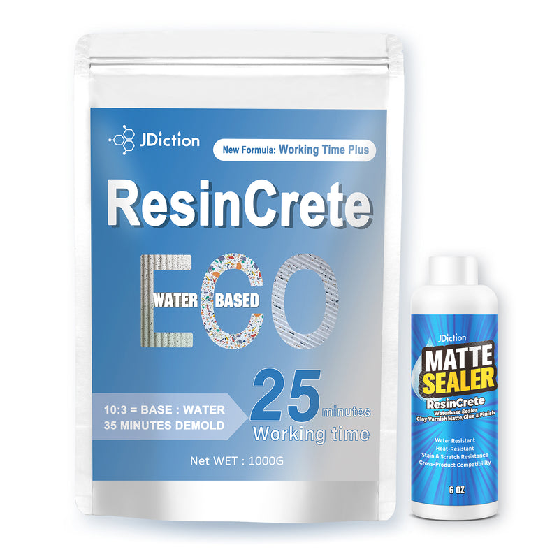 JDiction ResinCrete 1kg Casting Kit with Sealer