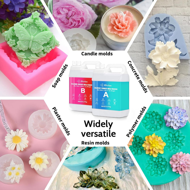 JDiction Silicone Mold Making Kit - 160OZ