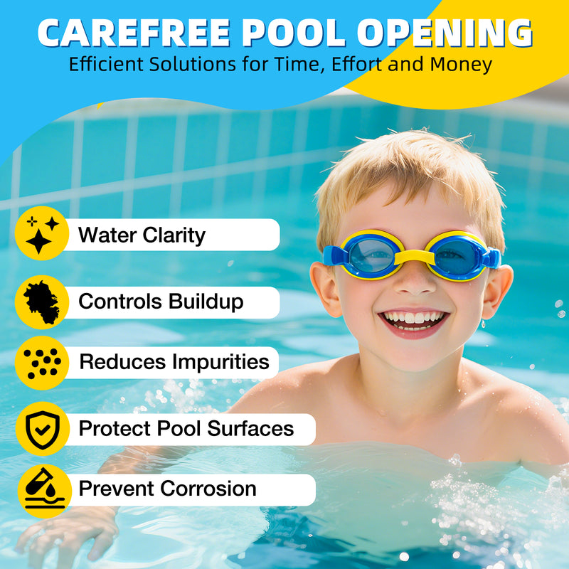 JDiction Winter Pool Closing Kit 16Oz - 3 in 1 Pool Winterizing Kit