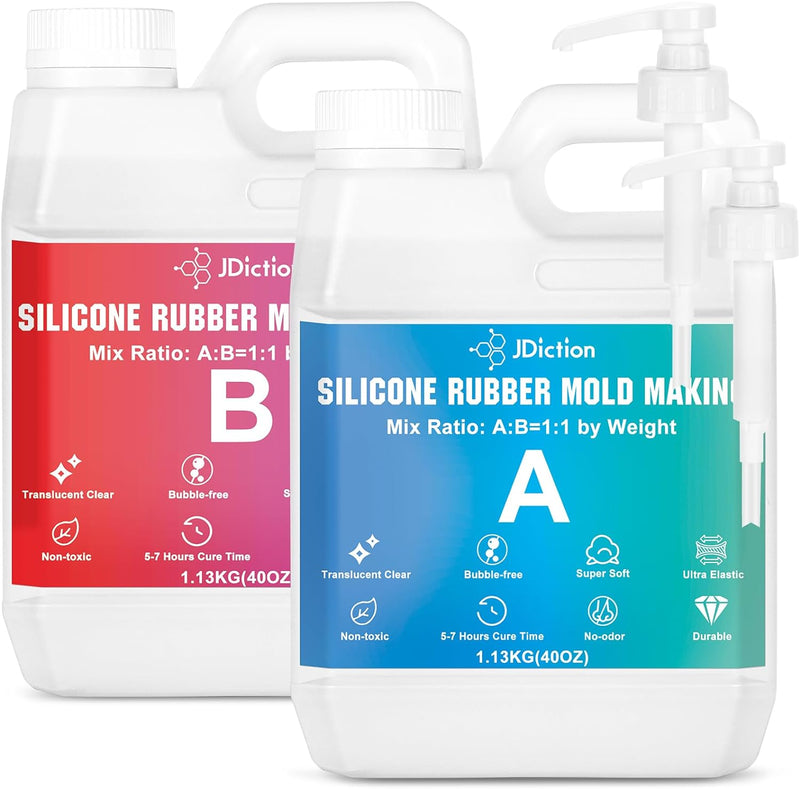 JDiction Silicone Mold Making Kit - 80OZ